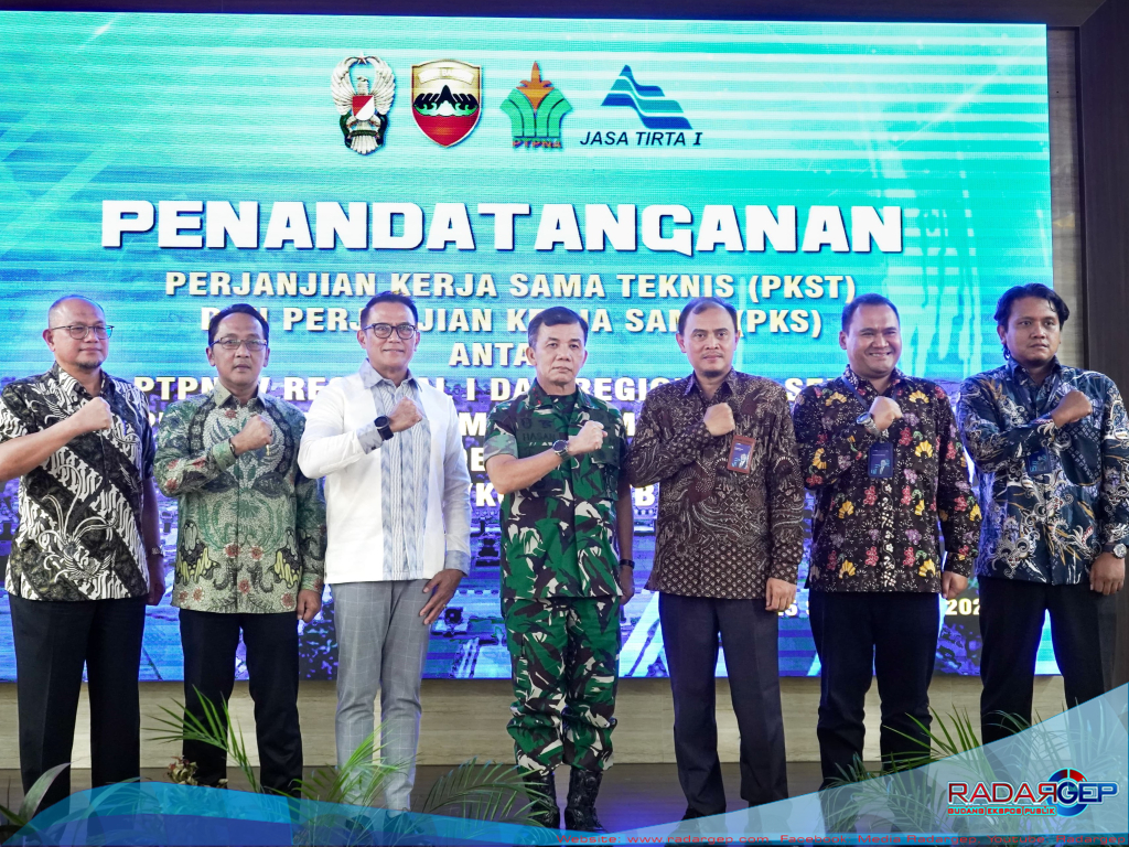 PT Perkebunan Nusantara IV Regional 1 dan 2 dengan TNI AD Kodam Bukit Barisan Teken Perjanjian Kerjasama